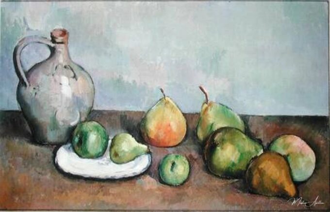 Naturaleza muerta con jarra y frutas – Paul Cézanne Paul Cézanne 2025-05-10