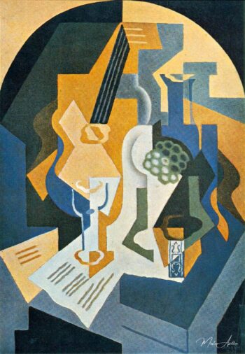 Naturaleza muerta con plato de frutas y mandolina – Juan Gris Juan Gris 2025-05-22
