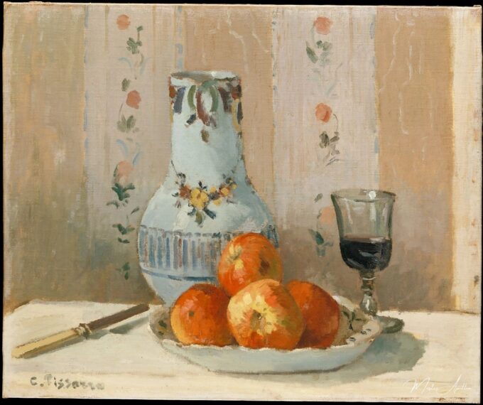 Naturaleza muerta con manzanas y jarra – Camille Pissarro Camille Pissarro 2025-05-08