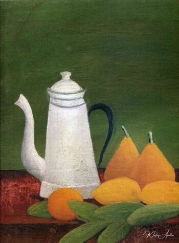 Naturaleza muerta con tetera y frutas – Henri Rousseau Henri Rousseau 2025-05-22