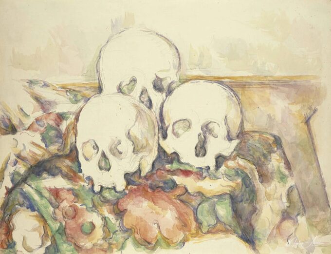 Naturaleza muerta con tres cráneos muertos – Paul Cézanne Paul Cézanne 2025-05-10