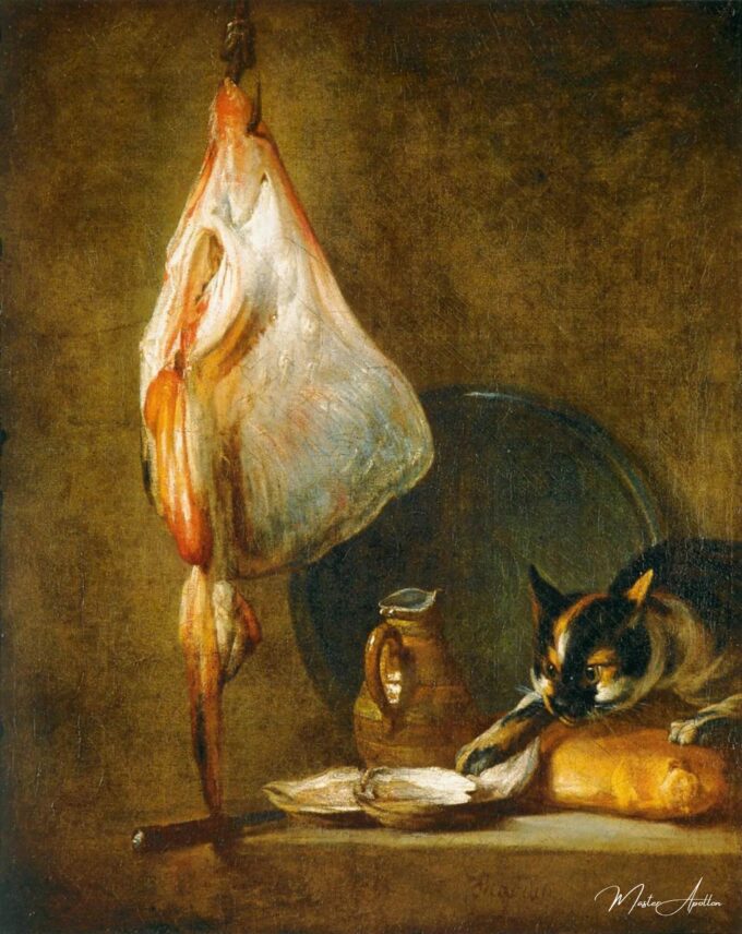 Naturaleza muerta con un gato y una raya – Jean Siméon Chardin Jean Siméon Chardin 2025-05-03 2