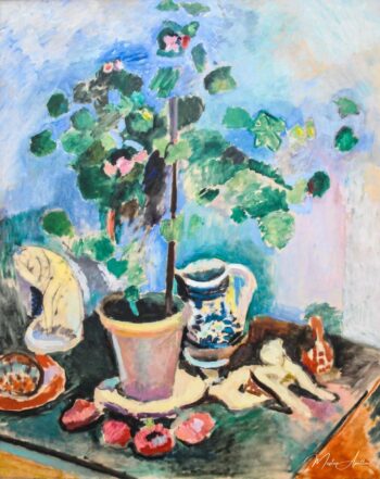 Naturaleza muerta con un geranio de Matisse Henri Matisse 2025-05-19