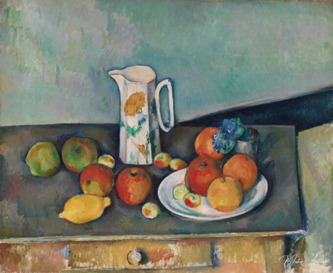 Naturaleza muerta con una jarra de leche y una fruta – Paul Cézanne Paul Cézanne 2025-05-07 2