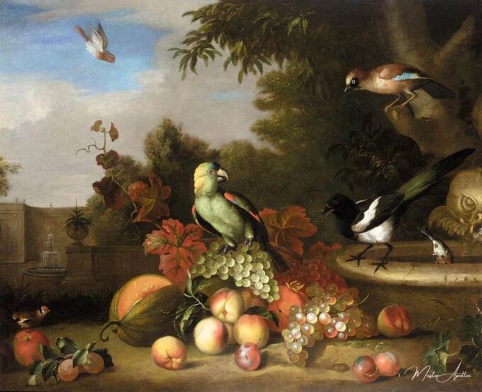 Naturaleza muerta de frutas y aves – Tobias Stranover Tobias Stranover 2025-05-05