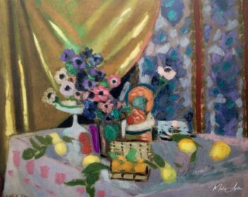 Naturaleza muerta Mantel rosa Jarrón de anémonas Limones y piñas – Matisse Henri Matisse 2025-05-19