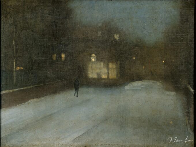 Nocturno en gris y oro: Chelsea Snow – James Abbott McNeill Whistler James Abbott McNeill Whistler 2025-05-19
