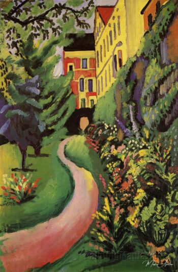 Nuestro jardín con bordes floridos – August Macke August Macke 2025-05-17