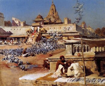 Alimentar a las palomas sagradas, Jaipur – Edwin Lord Weeks Edwin Lord Weeks 2025-05-10