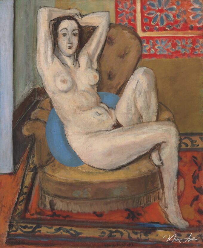 Ahora sentado en un cojín azul – Matisse Henri Matisse 2025-05-14 2