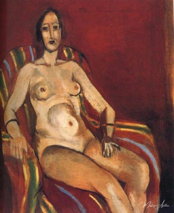 Ahora sentado sobre un fondo rojo – Matisse Henri Matisse 2025-05-02 2