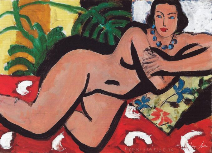 Desnudo recostado con ojos azules – Matisse Henri Matisse 2025-05-14