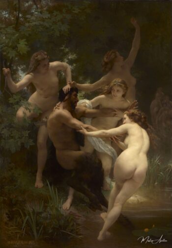 Ninfas y sátiro – William Bouguereau William Bouguereau 2025-05-17