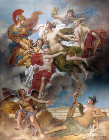 Ninfas Parthops dirigidas por la diosa de las bellas artes – Charles Meynier Charles Meynier 2025-05-17