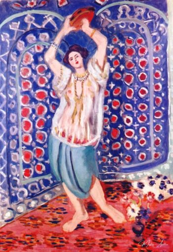 Odalisca con pandereta Armonía en azul – Matisse Henri Matisse 2025-05-19