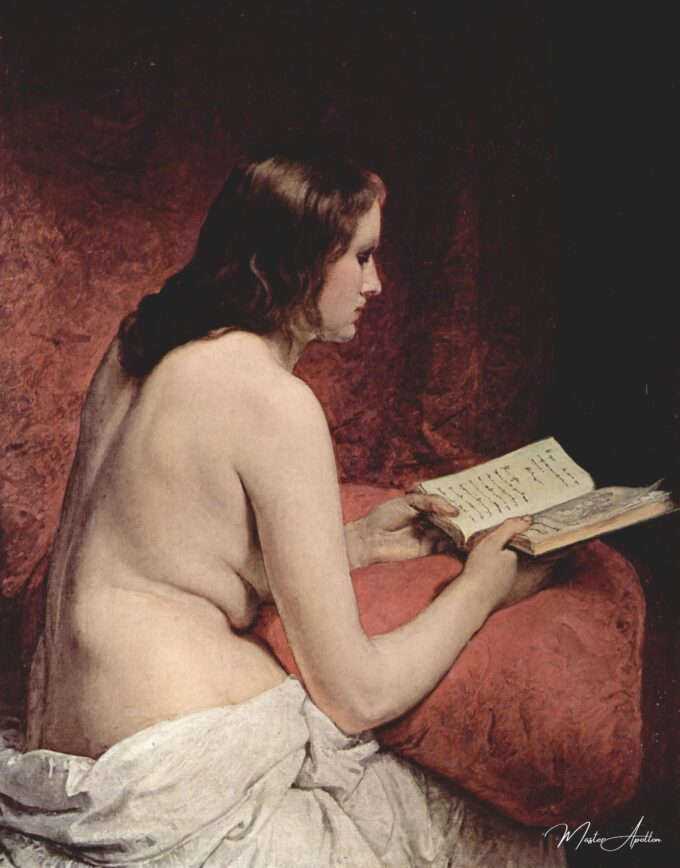 Odalisca con libro – Francesco Hayez Francesco Hayez 2025-05-15