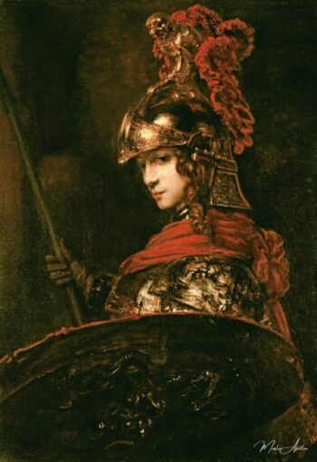 Pallas Atenea o, Figura en armadura, 1664 – Rembrandt van Rijn Rembrandt van Rijn 2025-05-18