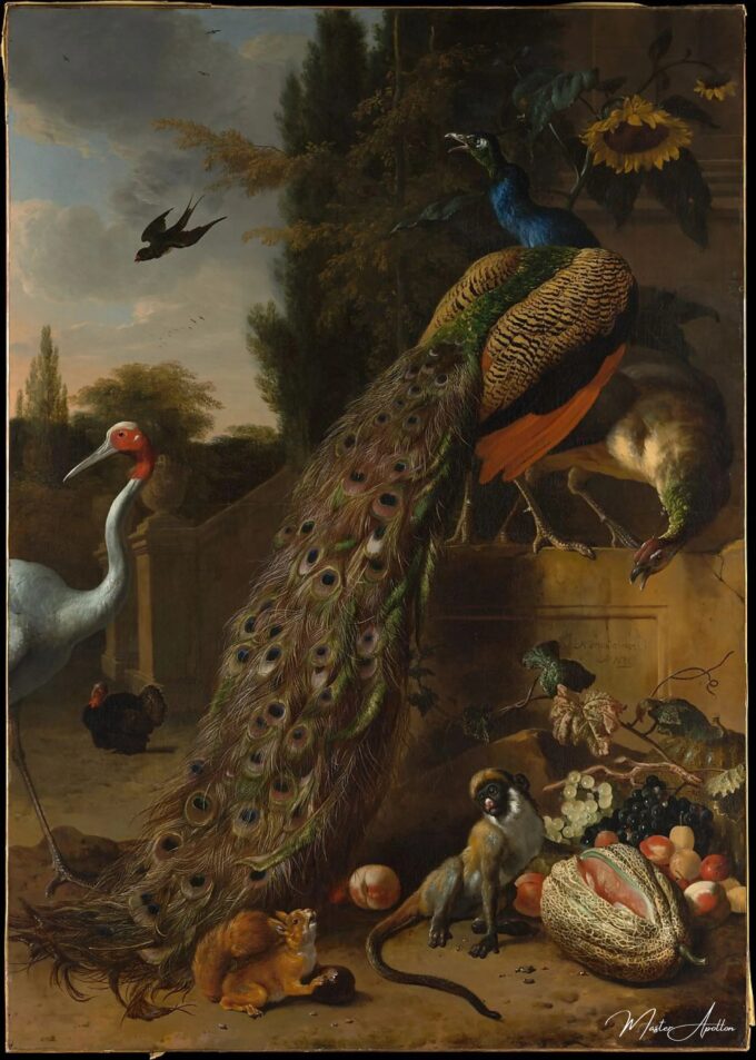 Pavos, 1683 – Melchior d’Hondecoeter Melchior d'Hondecoeter 2025-04-17