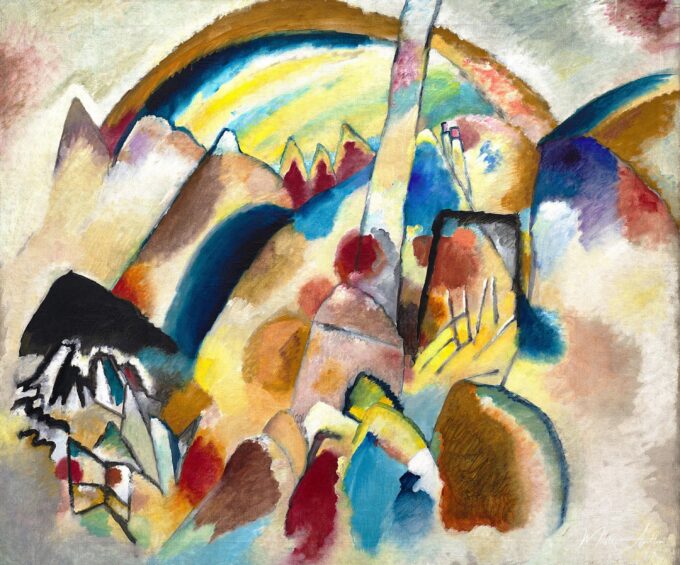 Paisaje con 2 manchas rojas – Vassily Kandinsky Wassily Kandinsky 2025-05-19