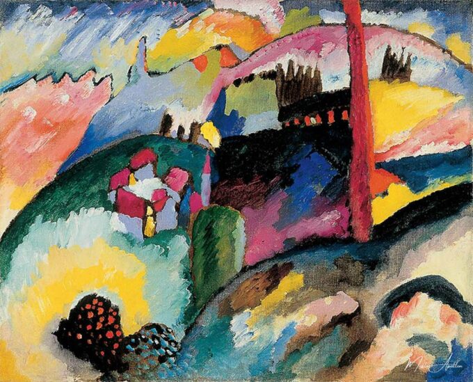Paisaje con chimenea de fábrica – Vassily Kandinsky Wassily Kandinsky 2025-05-14 2