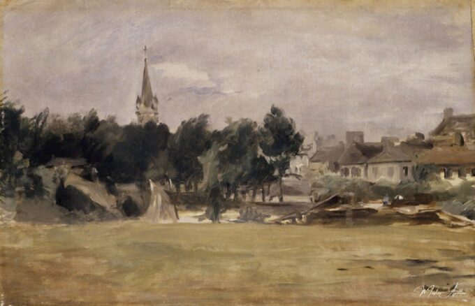 Paisaje con una iglesia de pueblo – Edouard Manet Édouard Manet 2025-04-26 2
