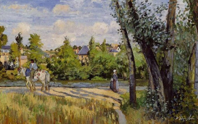 Paisaje, sol brillante, Pontoise – Camille Pissarro Camille Pissarro 2025-05-08