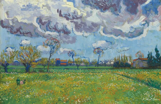 Paisaje bajo un cielo atormentado – Van Gogh Vincent Van Gogh 2025-05-19 2