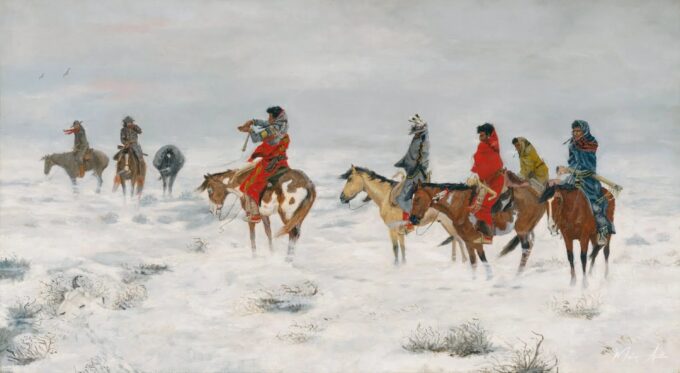 Perdido en una tormenta de nieve – Charles Marion Russell Charles Marion Russell 2025-05-02