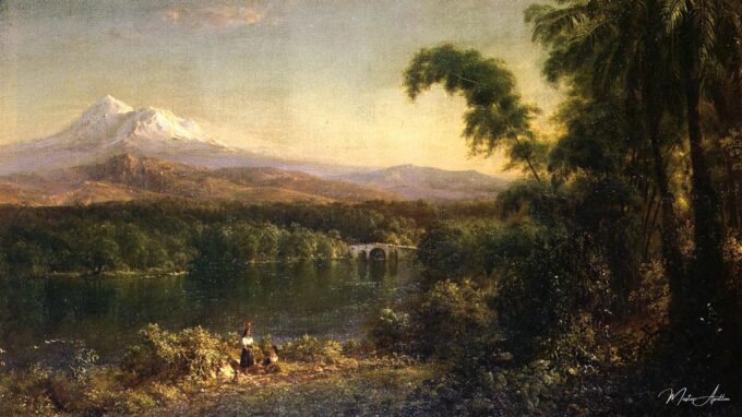 Personajes en un paisaje de Ecuador – Frederic Edwin Church Frederic Edwin Church 2025-05-04