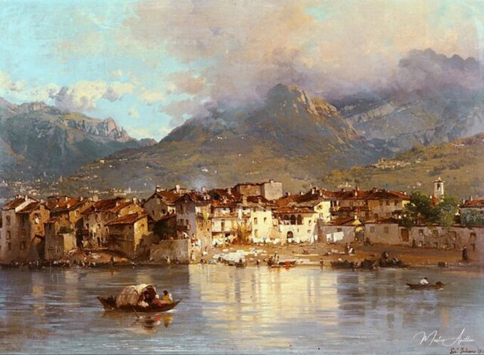 Pescarenico, barrio de Lecco – Gerolamo Induno Gerolamo Induno 2025-05-09