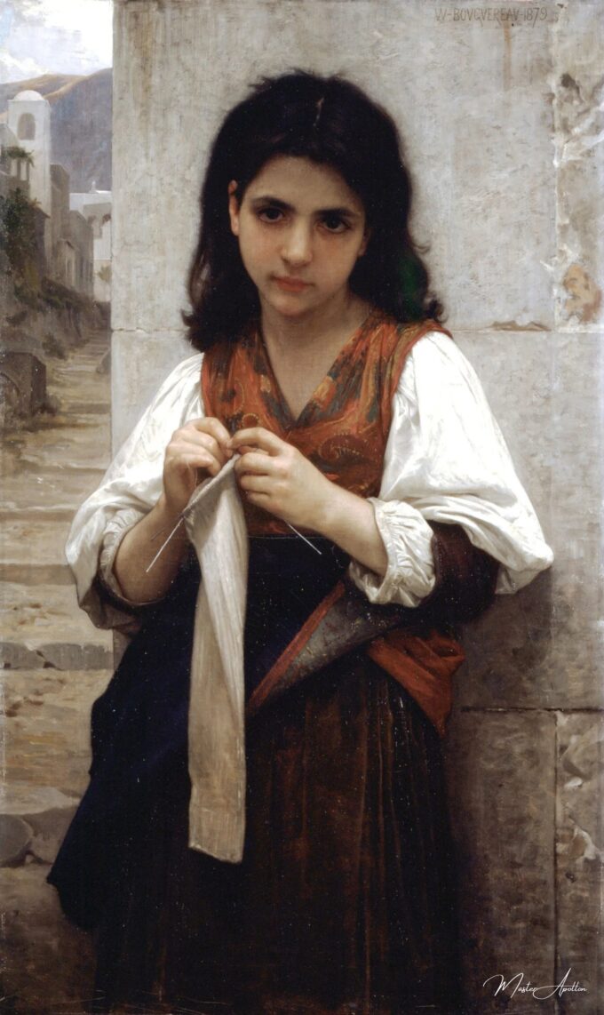 Pequeño tejedora – William Bouguereau William Bouguereau 2025-05-16