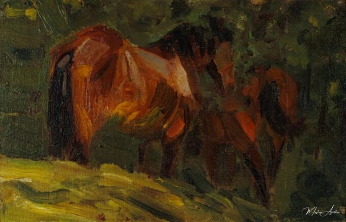 Pequeño estudio de caballo I – Franz Marc Franz Marc 2025-05-20