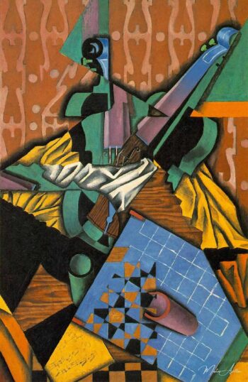 Fotografía del violon y del damero – Juan Gris Juan Gris 2025-05-21