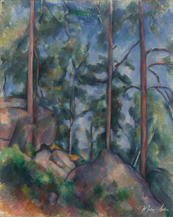 Pinos y Rocas, Fontainebleau – Paul Cézanne Paul Cézanne 2025-05-11