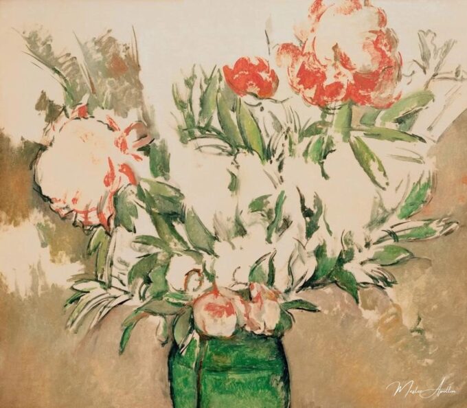 Pivoines en una jarra verde – Paul Cézanne Paul Cézanne 2025-05-11