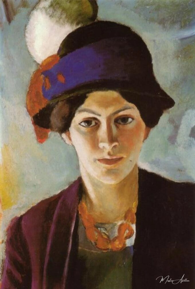Retrato de la mujer del artista con un sombrero – August Macke August Macke 2025-05-21 2