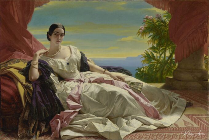 Retrato de Leonilla, princesa de Sayn-Wittgenstein-Sayn, nacida Bariatinsky – Franz Xaver Winterhalter Franz Xaver Winterhalter 2025-05-21 2