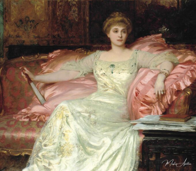Retrato de Mme W. K. D’Arcy – Sir Francis Dicksee Sir Francis Dicksee 2025-05-08