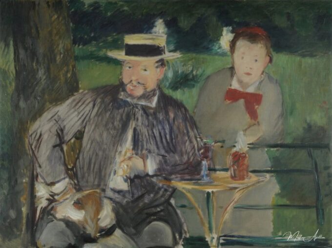 Retrato de Ernest Hoschedé con su hija Marthe – Edouard Manet Édouard Manet 2025-06-01