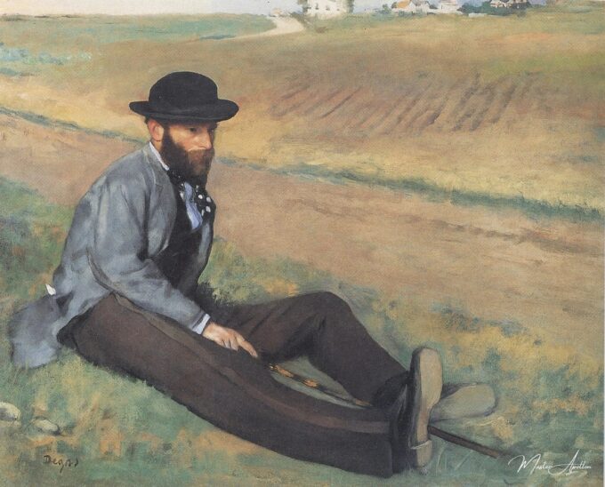 Retrato de Eugène Manet – Edgar Degas Edgar Degas 2025-05-30