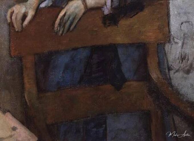 Retrato de Hélène Rouart en la oficina de sus padres, detalle del sillón – Edgar Degas Edgar Degas 2025-05-30