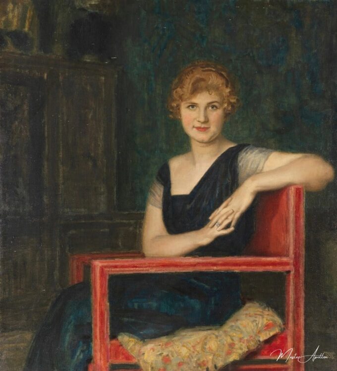 Retrato de una dama – Franz Von Stuck Franz von Stuck 2025-03-15