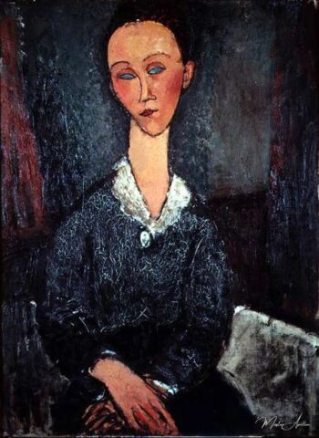 Retrato de una mujer con cuello blanco – Amadeo Modigliani 2025-05-21