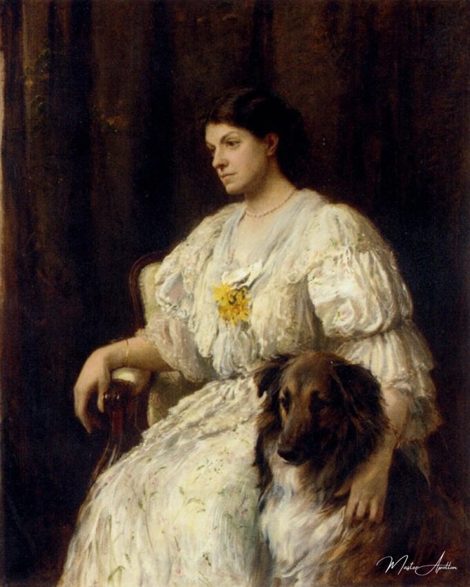 Retrato de una mujer con su collie – Heywood Hardy Heywood Hardy 2025-04-17