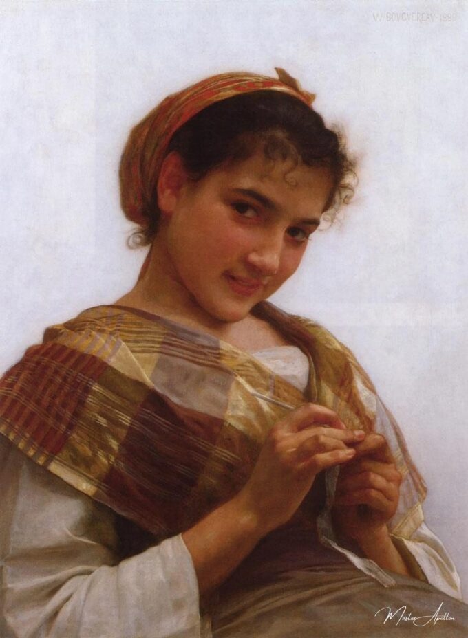 Retrato de una joven con ganchillo – William Bouguereau William Bouguereau 2025-05-16