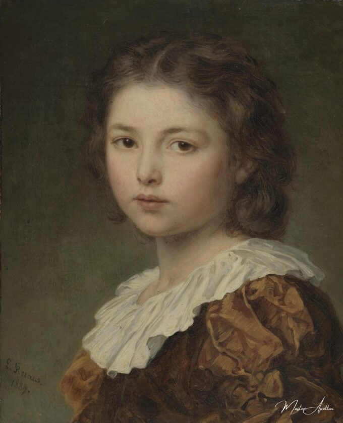 Retrato de una joven de Ludwig Knaus Ludwig Knaus 2025-03-15
