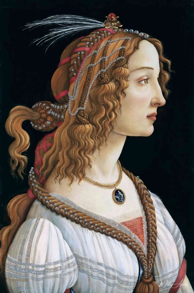 Retrato idealizado de una mujer (Retrato de Simonetta Vespucci como ninfa) – Sandro Botticelli Sandro Botticelli 2025-05-14 2