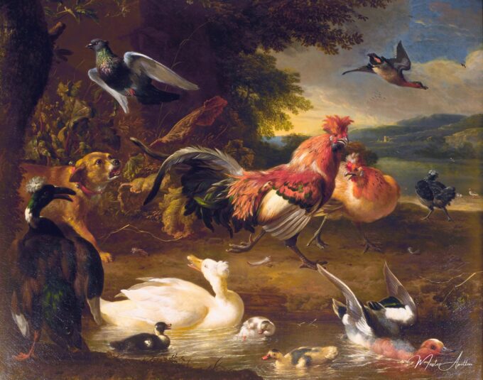 Gallinas y patos – Melchior d’Hondecoeter Melchior d'Hondecoeter 2025-04-17