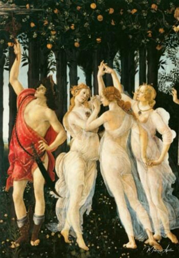 Primavera: Detalle de las Tres Gracias y Mercurio – Sandro Botticelli Sandro Botticelli 2025-05-16