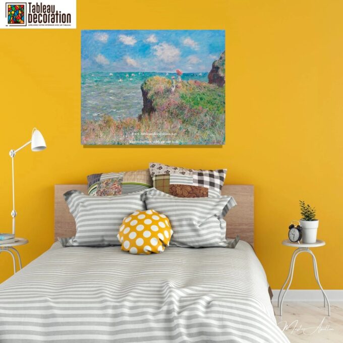 Paseo por el acantilado, Pourville – Cuadro paisaje Monet Claude Monet 2025-05-24 7